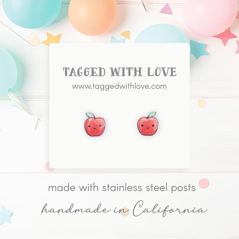 Apple Earring Studs