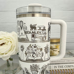 Book Realms - 40 oz Tumbler SVG Wrap File -DIGITAL DOWNLOAD ONLY