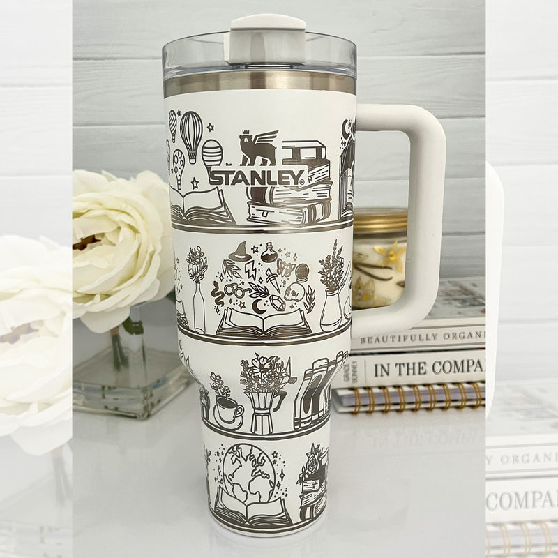 Book Realms - 40 oz Tumbler SVG Wrap File -DIGITAL DOWNLOAD ONLY