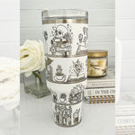 Book Realms - 40 oz Tumbler SVG Wrap File -DIGITAL DOWNLOAD ONLY