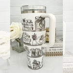 Book Realms - 40 oz Tumbler SVG Wrap File -DIGITAL DOWNLOAD ONLY