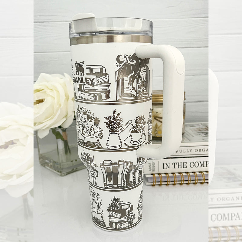 Book Realms - 40 oz Tumbler SVG Wrap File -DIGITAL DOWNLOAD ONLY