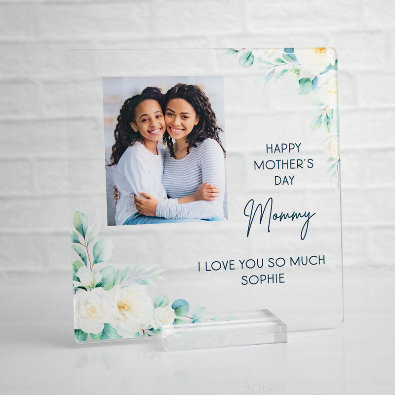 Floral Photo Print Sign