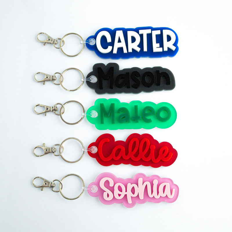 Backpack/Lunch Box Tags Keychains