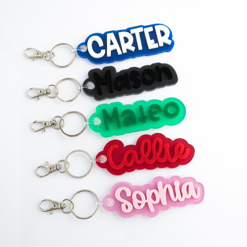 Backpack/Lunch Box Tags Keychains