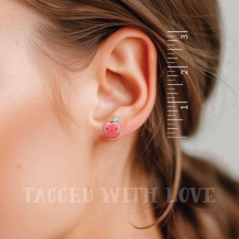 Apple Earring Studs