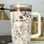 Engraved Stanley Tumbler - MAGNOLIA WRAP