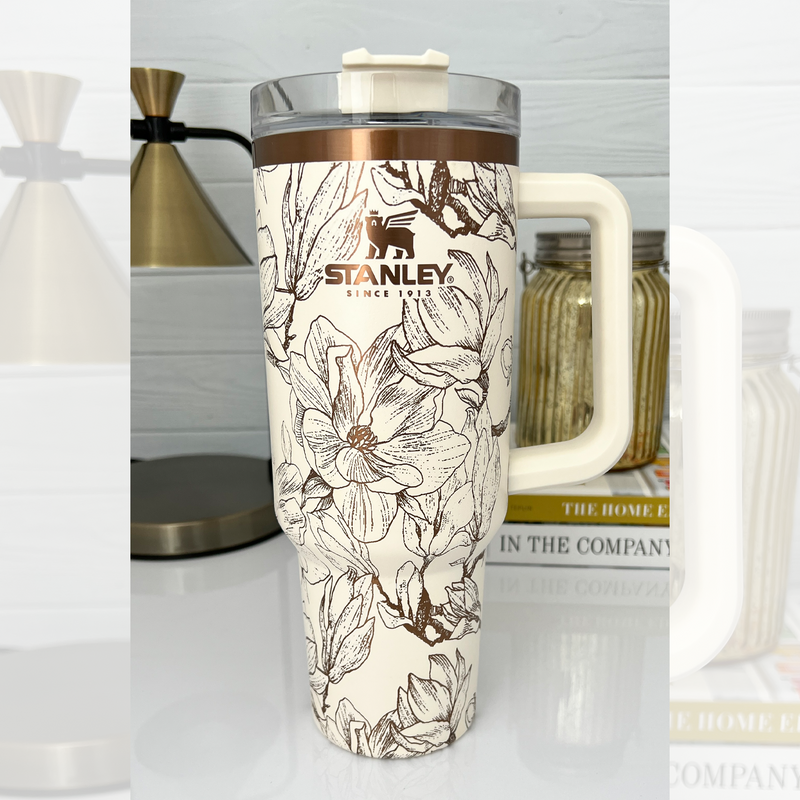 Engraved Stanley Tumbler - MAGNOLIA WRAP