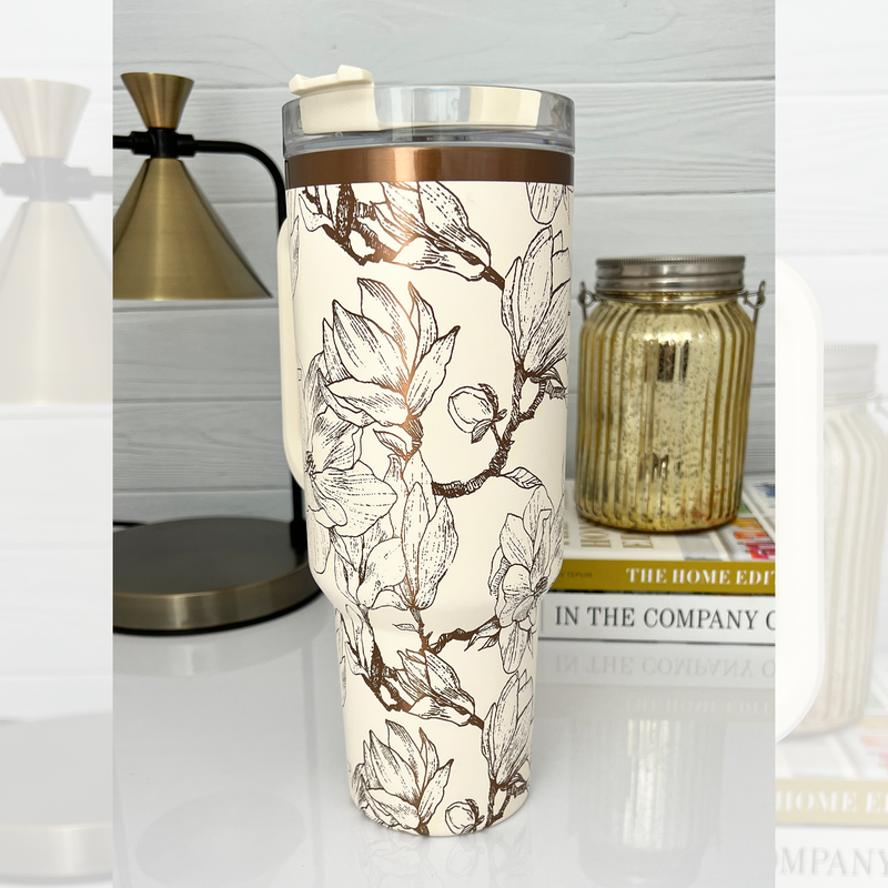 Engraved Stanley Tumbler - MAGNOLIA WRAP