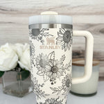 Engraved Stanley Tumbler - SUNFLOWER