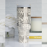 Village - 40 oz Tumbler SVG Wrap File -DIGITAL DOWNLOAD ONLY