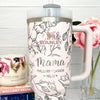 Engraved Stanley Tumbler - MAMA PEONY WRAP